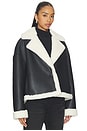 view 5 of 10 BLOUSON OLI in Black & Ivory
