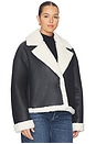 view 6 of 10 BLOUSON OLI in Black & Ivory