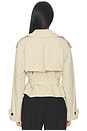 view 5 of 8 by Marianna Kimmi Cropped Trench Jacket in Taupe