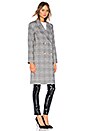 view 3 of 4 The Amira Coat in Grey Plaid