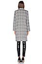 view 4 of 4 The Amira Coat in Grey Plaid
