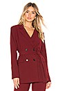 view 2 of 5 Madi Blazer in Wine