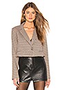 view 2 of 5 The Lori Cropped Jacket in Brown