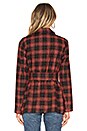 view 4 of 6 The Susan Jacket in Black & Red