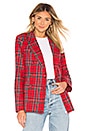 view 1 of 5 The Ruth Jacket in Red Plaid