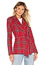 view 2 of 5 The Ruth Jacket in Red Plaid