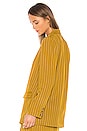 view 4 of 5 The Fleur Blazer in Mustard & White