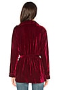 view 4 of 5 x REVOLVE The Adela Smoking Jacket in Wine