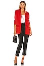 view 4 of 4 The Fleur Blazer in Scarlet Red