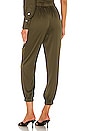 view 3 of 4 The Reina Crop Pant in Olive Green