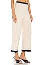 view 2 of 4 Linda Crop Pant in Beige & Black