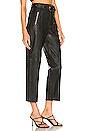 view 2 of 4 Trae Leather Pant in Black