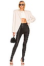 view 4 of 4 Sara Leather Legging in Black