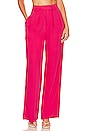 view 1 of 8 Alise Trouser in Fuchsia Pink