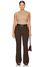 view 8 of 8 Dominga Pant in Dark Brown