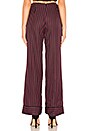view 3 of 4 PANTALÓN PIERNA ANCHA ROSALIE in Red Stripe