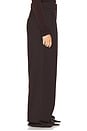 view 6 of 11 by Marianna The High Waist Trouser in Dark Brown