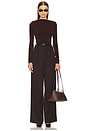 view 9 of 11 by Marianna The High Waist Trouser in Dark Brown