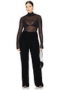 view 10 of 11 by Marianna Jovie Velvet Pant in Black