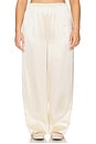 view 2 of 11 by Marianna Tay Silk Pajama Pant in Beige