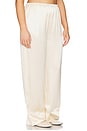 view 4 of 11 by Marianna Tay Silk Pajama Pant in Beige