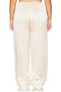 view 8 of 11 by Marianna Tay Silk Pajama Pant in Beige