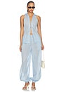 view 5 of 6 PANTALON DARINA in Sky Blue