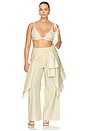view 10 of 11 PANTALON MICAH in Yellow Stripe