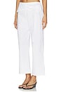view 3 of 6 Marithe Pant in White