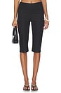 view 1 of 6 Anaia Linen Capri Pant in Black