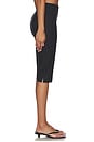 view 3 of 6 Anaia Linen Capri Pant in Black
