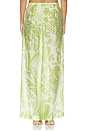 view 4 of 6 PANTALON NYRA in Green Riviera Abstract