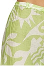 view 6 of 6 PANTALON NYRA in Green Riviera Abstract