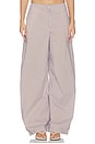 view 1 of 12 Freya Pant in Brown & Blue Stripe
