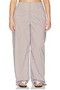 view 5 of 12 Freya Pant in Brown & Blue Stripe