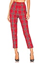view 1 of 4 The Leslie Pant in Red Plaid