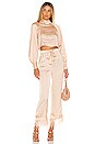 view 4 of 4 The Chantal Pant in Ivory Cream