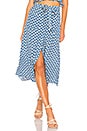 view 1 of 4 FALDA MIDI ANDRES in Blue Dot
