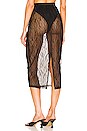 view 3 of 4 Elowen Midi Skirt in Black