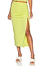 view 1 of 4 Mira Midi Skirt in Limelight