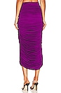 view 3 of 4 Brett Midi Skirt in Grape Purple