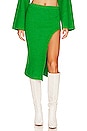 view 1 of 4 Sachiye Knit Midi Skirt in Green