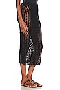 view 2 of 4 Odilie Crochet Midi Skirt in Black