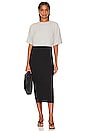 view 4 of 4 The Suiting Midi Skirt in Black