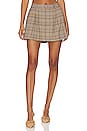 view 1 of 4 Tara Mini Skirt in Brown Multi