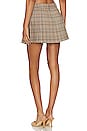 view 3 of 4 Tara Mini Skirt in Brown Multi