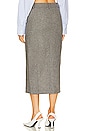 view 3 of 4 x Marianna Kit Tweed Midi Skirt in Grey Tweed