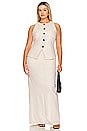 view 6 of 6 by Marianna Hendry Maxi Skirt in Beige