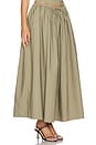 view 3 of 6 by Marianna Simone Maxi Skirt in Olive