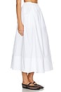 view 3 of 6 by Marianna Arman Midi Skirt in White